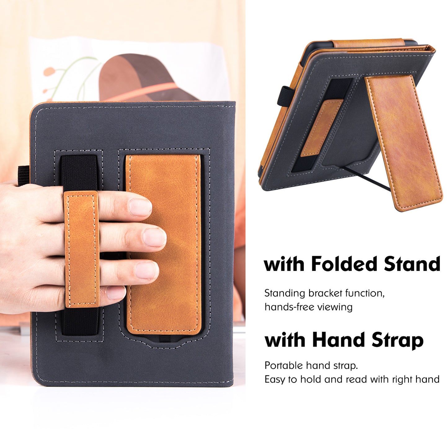 Applicable Kindle Paperwhite11 Leather Case Wrist Splint Bracket