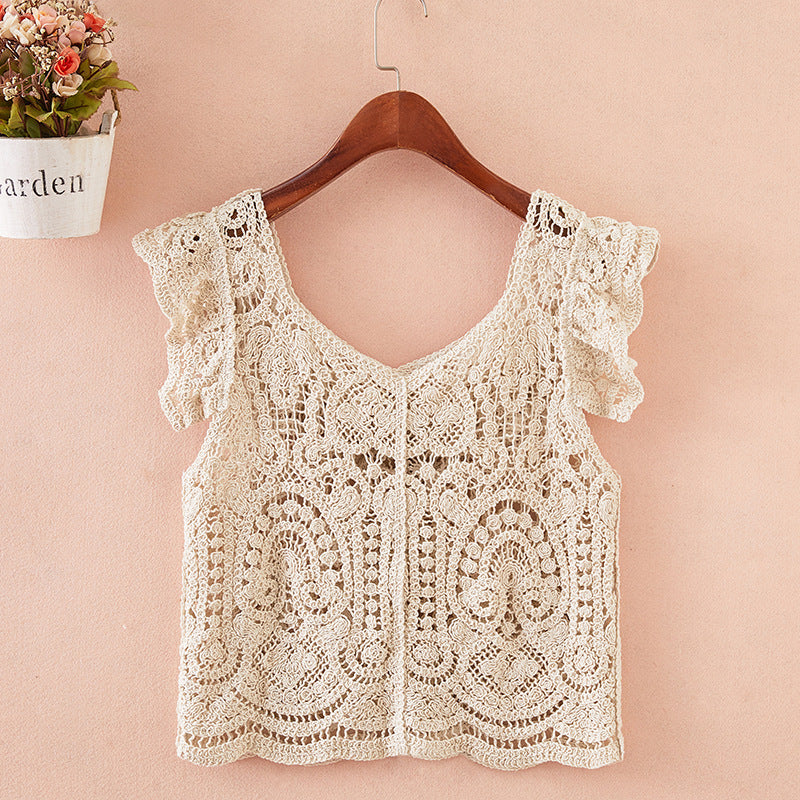 Sleeveless Vest Top Women's Small Sling Vest
