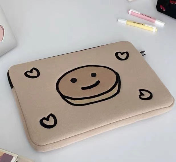 Cute Embroidered Laptop Sleeve Computer Liner Bag
