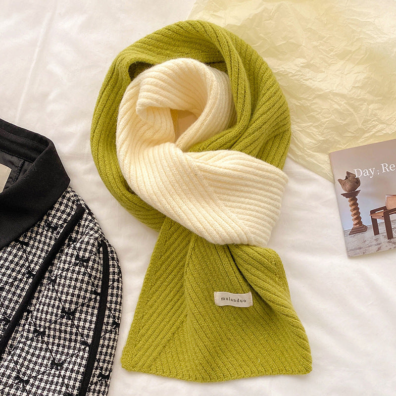 New AutumnWinter Knitted WoolenWarmScarf