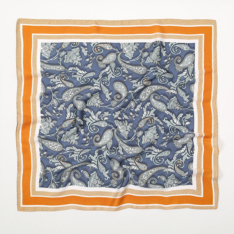 Silk Scarf Female Satin Printing