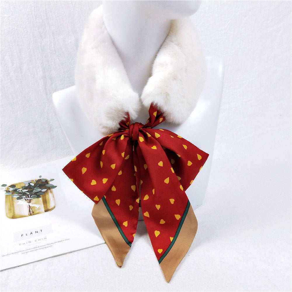 Korean Version Of Thickened Warm Student Scarf In Winter