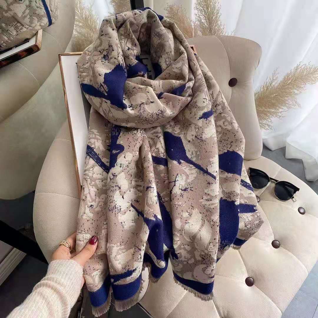 Autumn And Winter New Imitation Cashmere Shawl Scarf