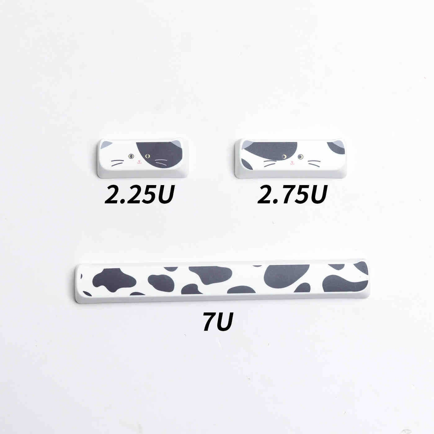 Black And White Kitten Full Set Sublimation Key Cap
