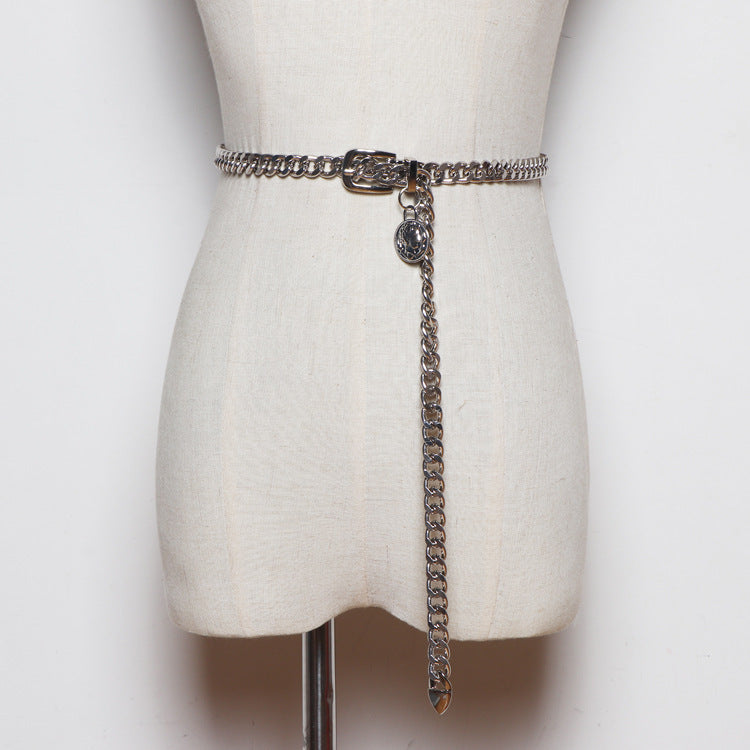 Waist Chain Women's Fine Decorative Dress With Skirt Sweater Chain Chain Metal Belt