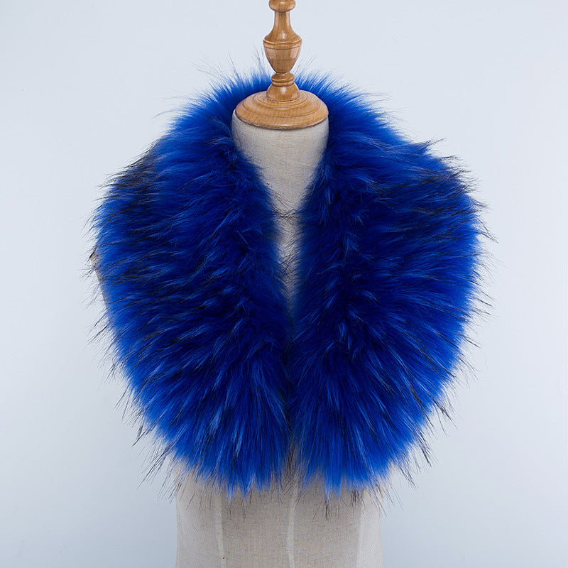 Bib Down Jacket Hat Strip Coat Collar