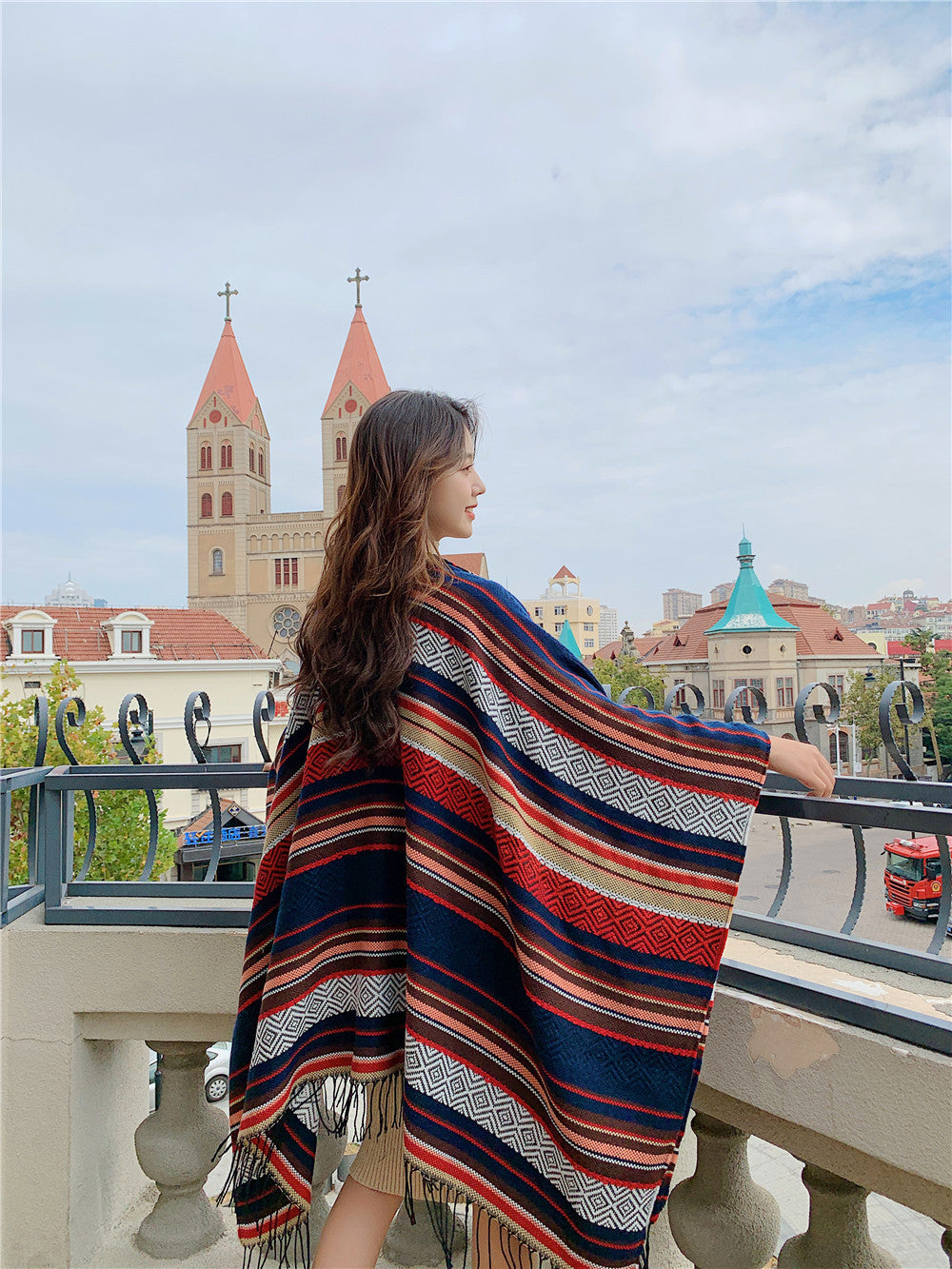 Desert Travel Talma Women's Scarf Dual-use Sun Protection