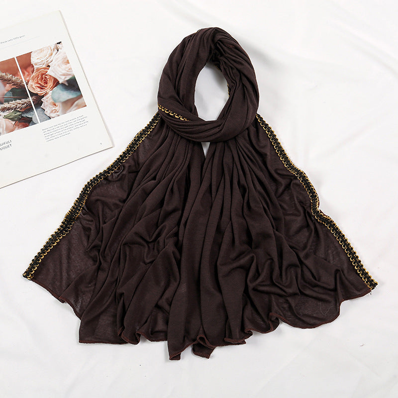 Women's Jersey Toe Cap Scarf Polyester Windproof