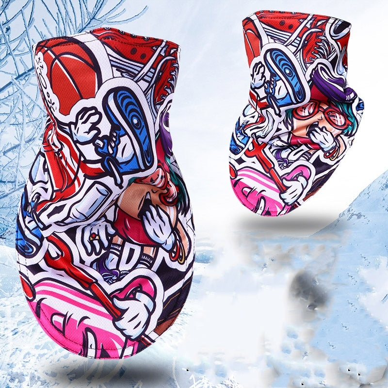 Ski Mask Men's And Women's Cycling Windproof Dust Insulating Face Towel