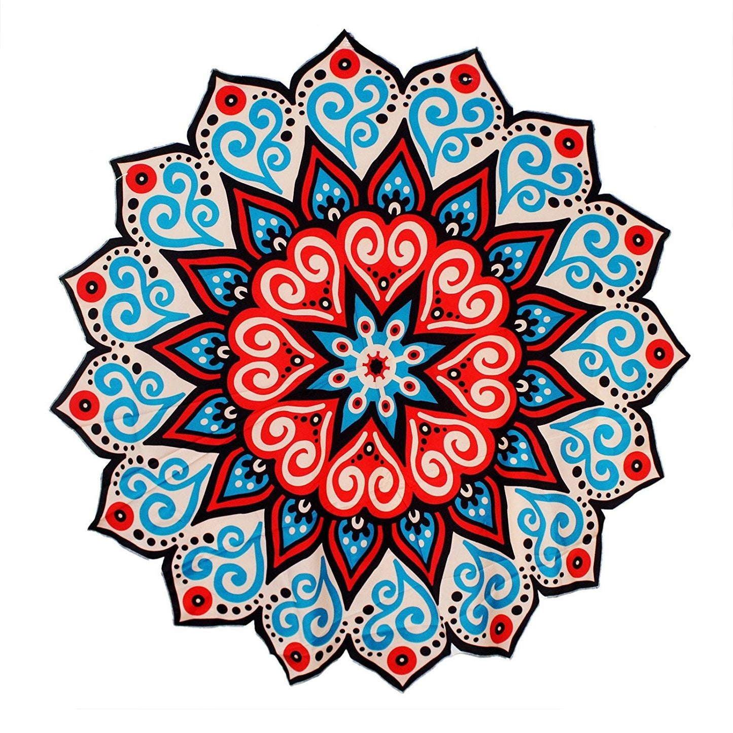 Casual Beach Mat Round Retro Shawl