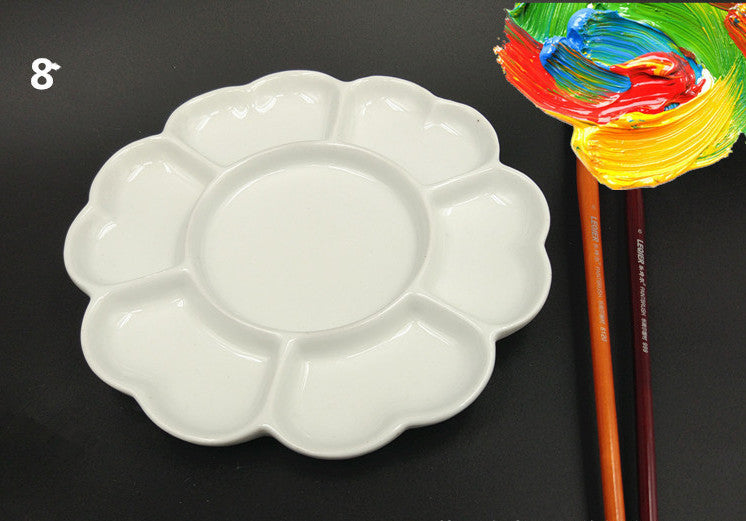 1PC TSP155 High Quality Genuine Ceramics Watercolor Acrylic Oil Painting Palette