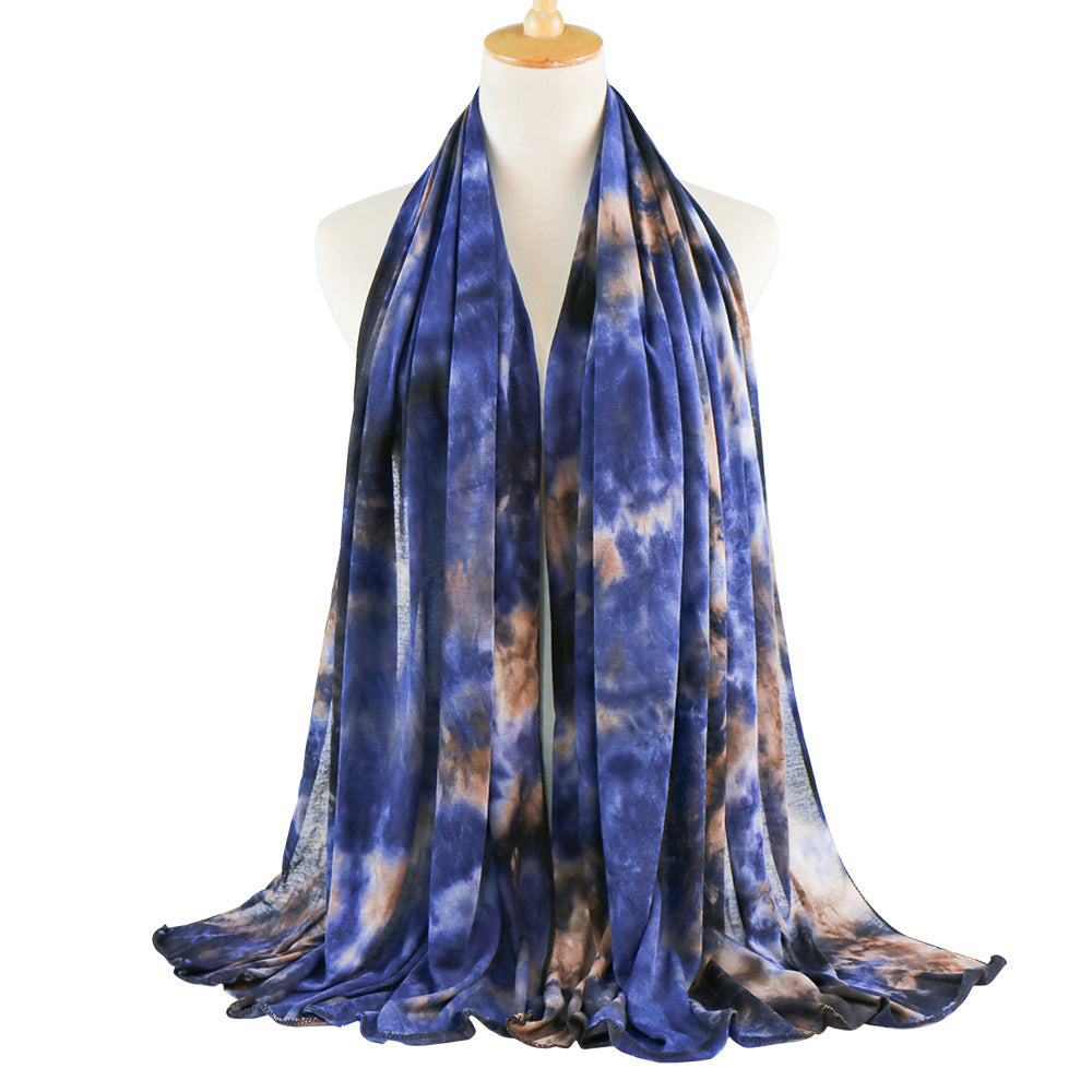 Women's Tie-Dyed Modal Sweat Scarf
