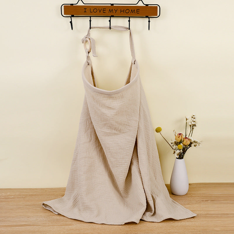 Double Layer Pure Cotton Baby Cover Blanket Breastfeed Outwear Towel Anti-exposure Shawl