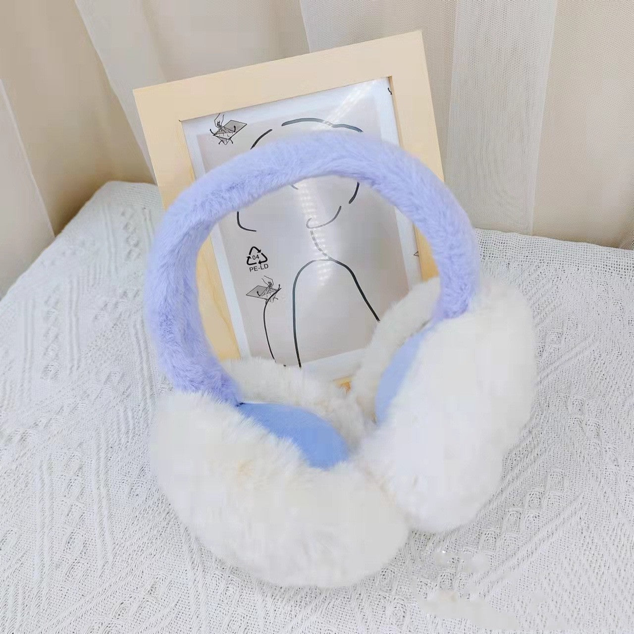 Earmuffs Warm Winter Female Simple Student Ear Warmers Ear Protection Plush Earmuff Anti-freezing Folding Earmuffs