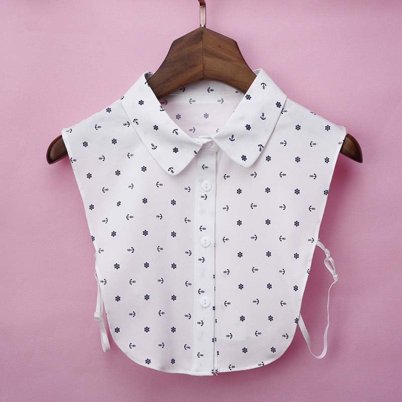 Korean Women's Detachable Collar Shirt Fake Collar Detachable Collar Autumn And Winter Shirt Versatile Retro Fake Collar Sweater With The White Collar Fake Collar