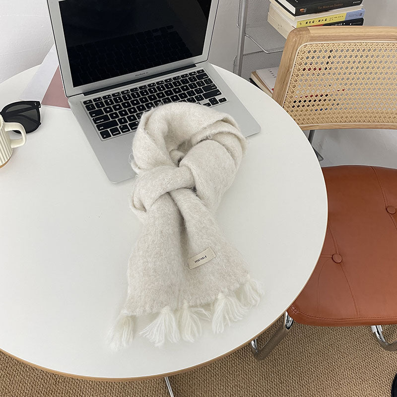 Women's Autumn And Winter Warm Wool Scarf
