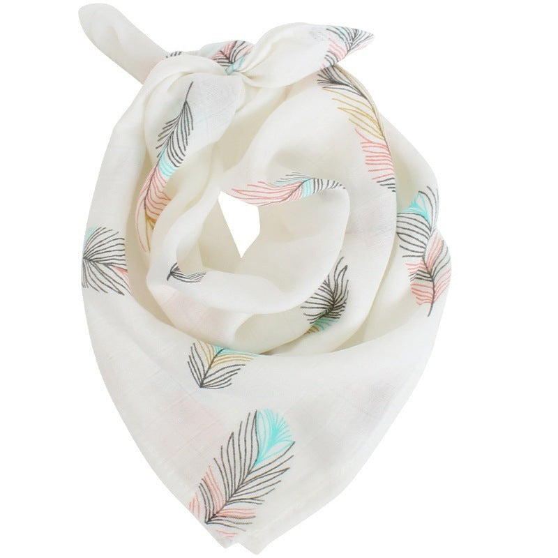 Double Layer Bamboo Cotton Gauze Small Square Towel