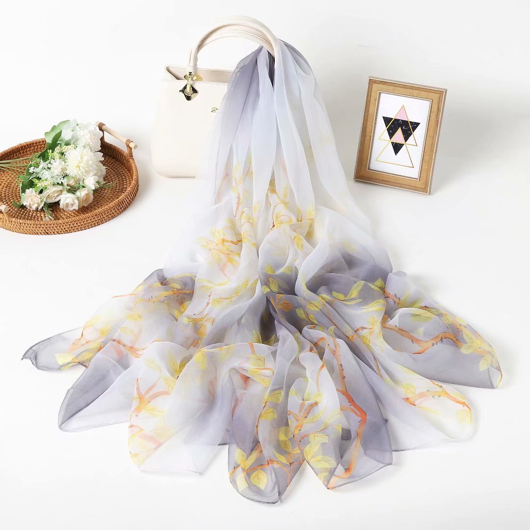Yourou Yarn Silk Scarf Female Korean Version All-match