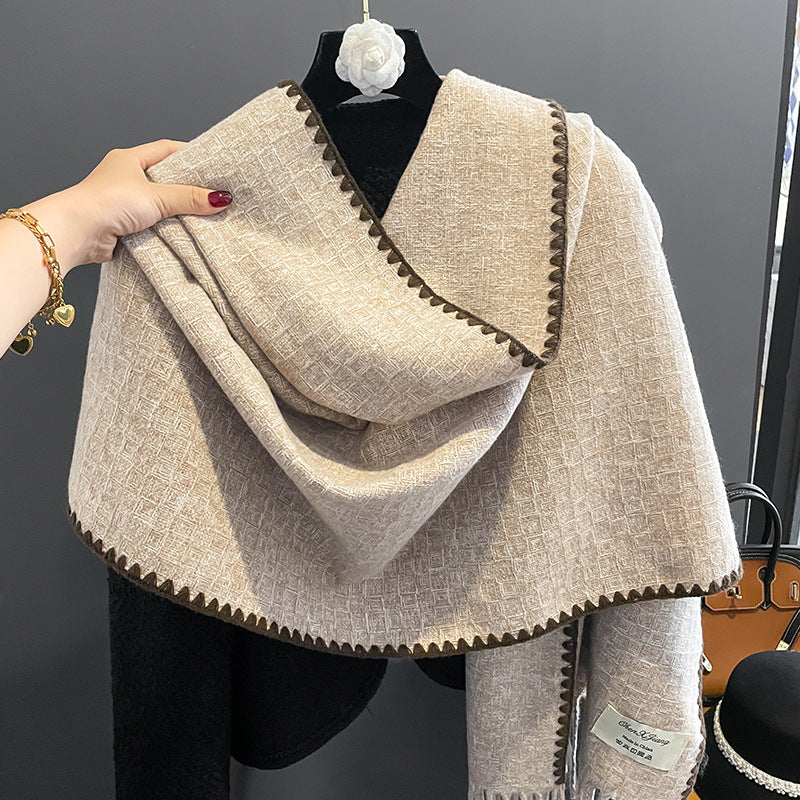 Double Sided Cashmere Thickened Student Neck