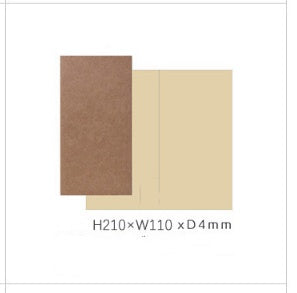 Travel Cowhide Diary Standard Refill Inner Core