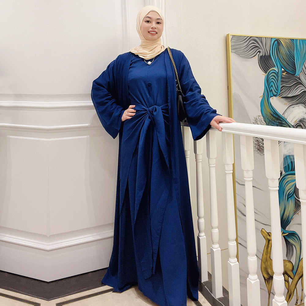 Women's Temperament Fashion Solid Color Three-piece Suit