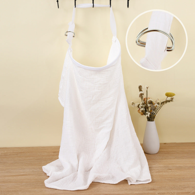 Double Layer Pure Cotton Baby Cover Blanket Breastfeed Outwear Towel Anti-exposure Shawl