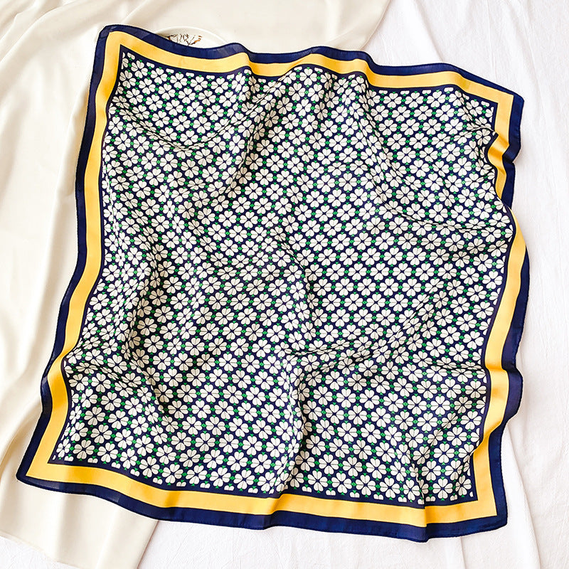 Spot Printed Satin Scarf Occupation