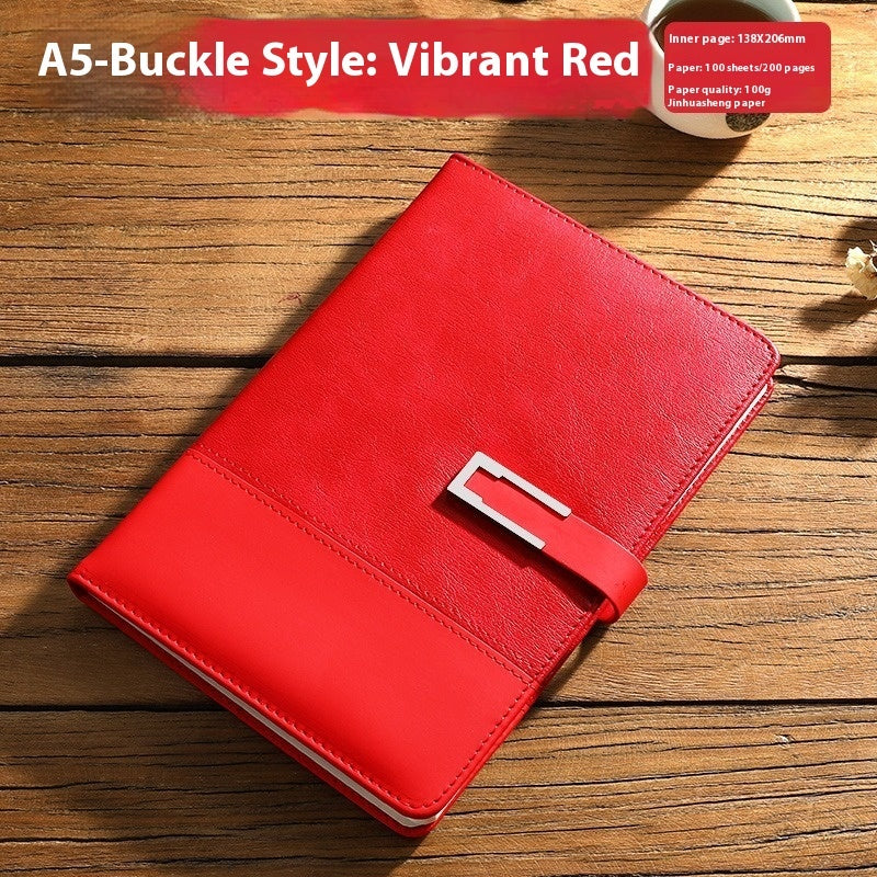 Business Thickening Notebook Soft Leather High-grade Gift Set