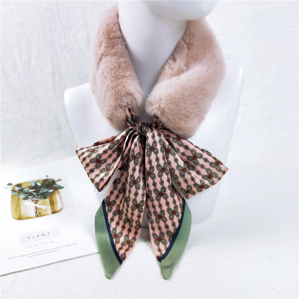 Korean Version Of Thickened Warm Student Scarf In Winter