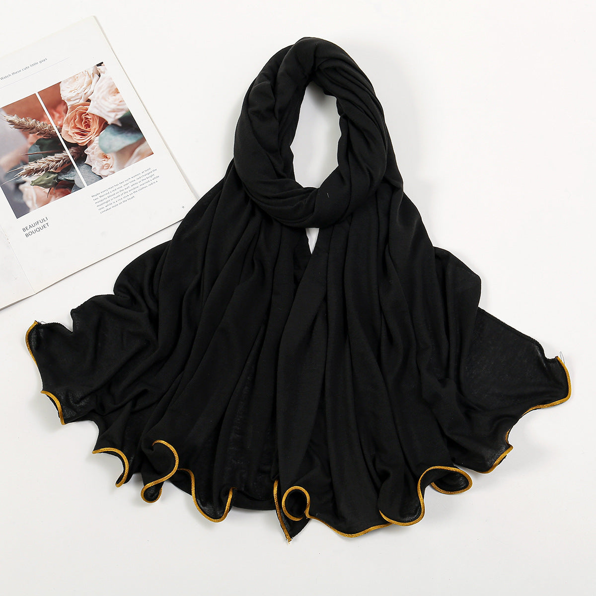 Women's Jersey Toe Cap Scarf Polyester Windproof