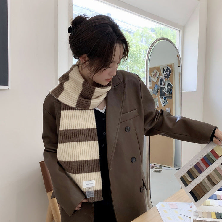 Warm Couple Casual Wool Scarf In Winter