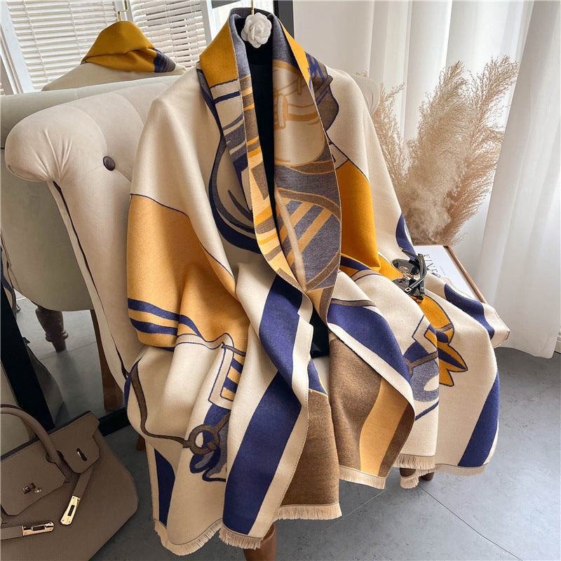 Women's Fashion Personality Carriage Shawl Scarf