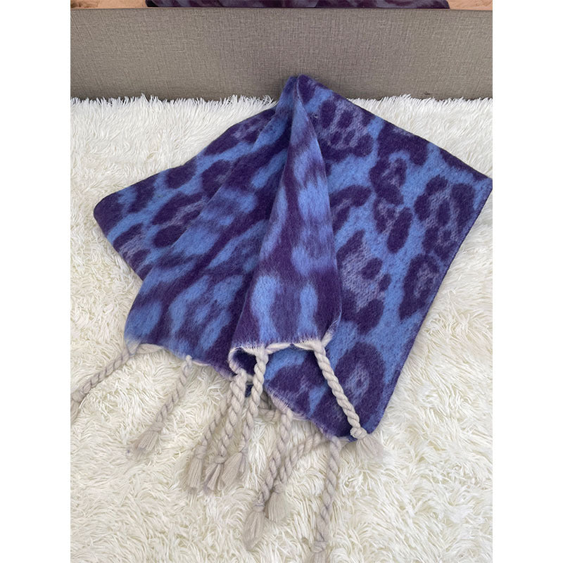 Women's Thick Fringed Houndstooth All-match Shawl Scarf