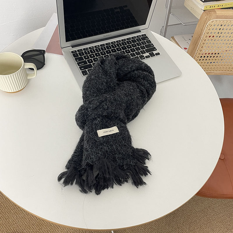 Women's Autumn And Winter Warm Wool Scarf