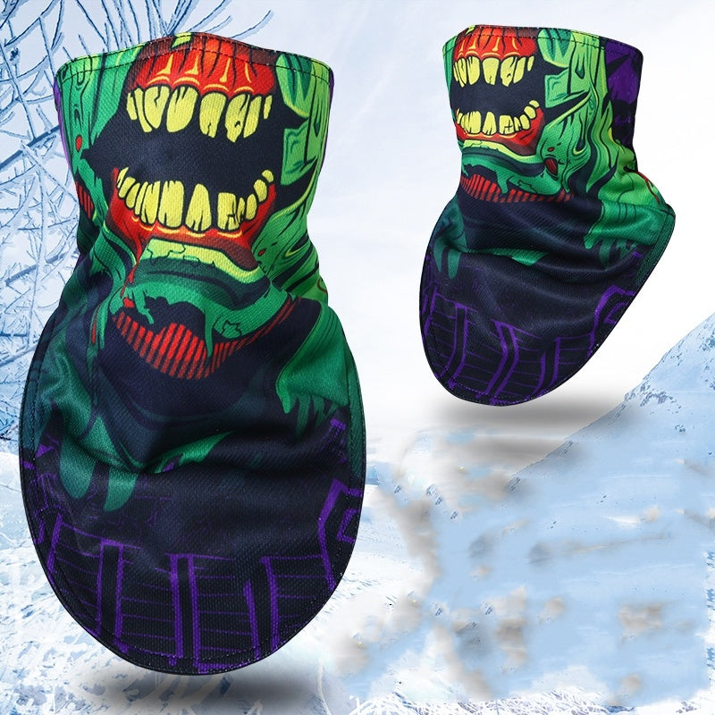 Ski Mask Men's And Women's Cycling Windproof Dust Insulating Face Towel
