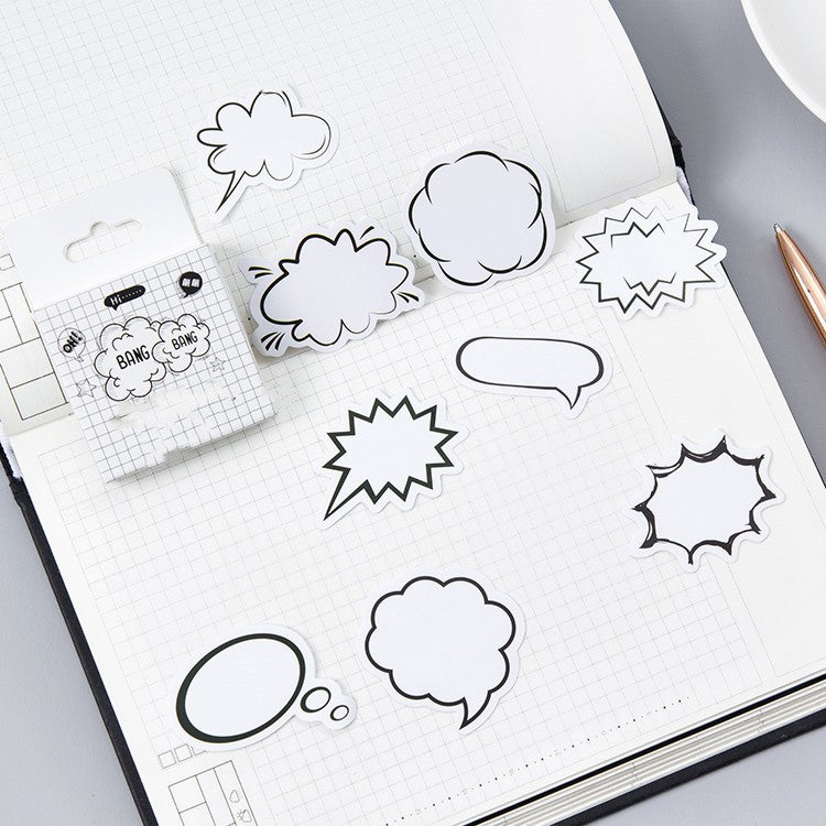 Momo Original Boxed Stickers Hand Account Dialog DIY Decoration Stickers