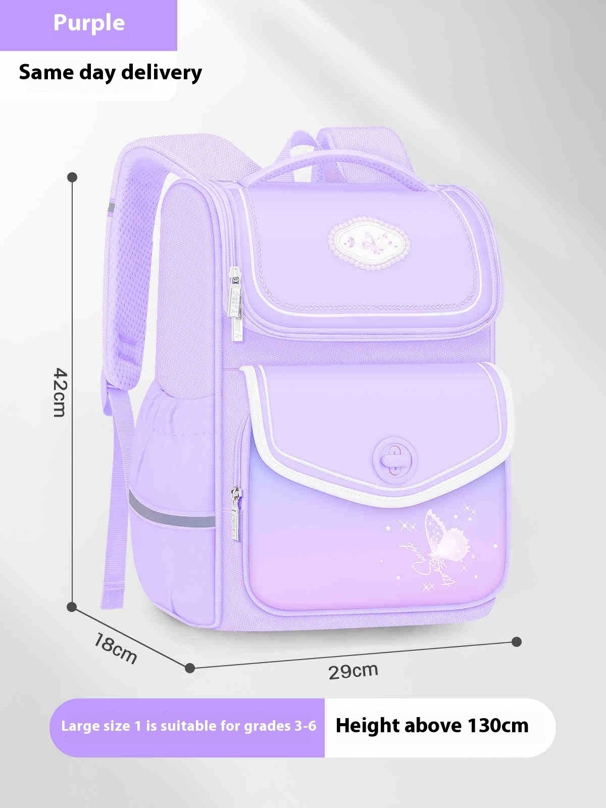 Girls' Schoolbags Primary School Students Three To Six Portable Burden Alleviation Children First Grade Waterproof Girl Large Capacity