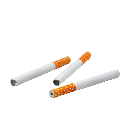 78-80mm Cigarette Shaped Smoke Tube Aluminum Washable And Portable Filter