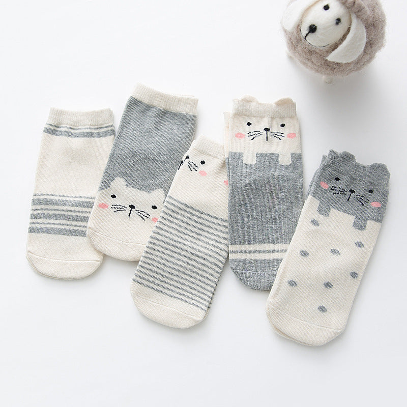Three-dimensional cartoon baby socks