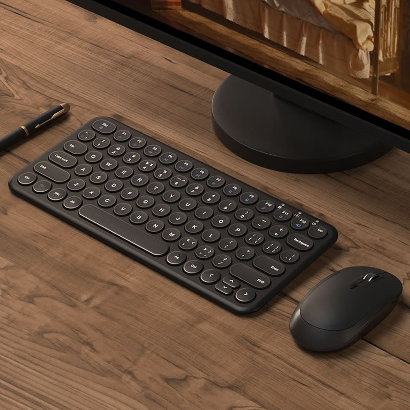 Mute Ultra-Thin Wireless Keyboard And Mouse Set
