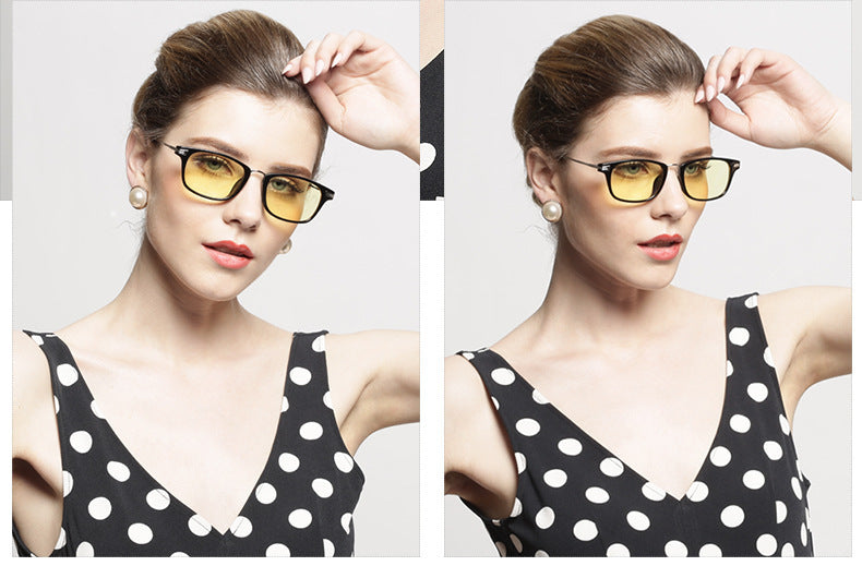 Anti Blue Glasses Fashion Lady TR90 Frame Computer Online Games Goggles Radiation Protection
