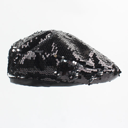 Women's Korean Style Trendy Fashion Sequins Hat