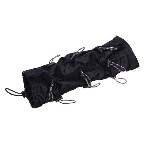 Reflective high street drawstring gloves tide brand
