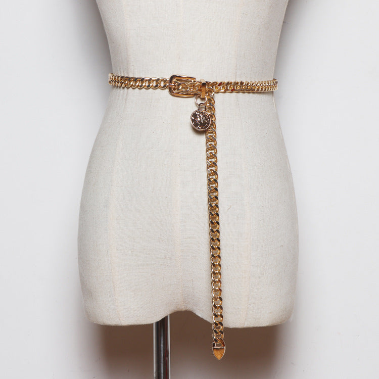 Waist Chain Women's Fine Decorative Dress With Skirt Sweater Chain Chain Metal Belt