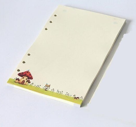 A5 A6 Colored Diary Binder Filler Paper