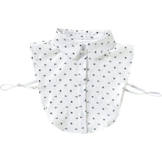 Korean Women's Detachable Collar Shirt Fake Collar Detachable Collar Autumn And Winter Shirt Versatile Retro Fake Collar Sweater With The White Collar Fake Collar