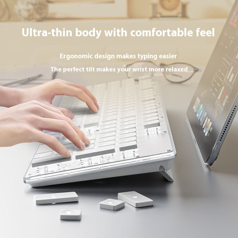 Button Mute Keyboard Wired Comfort Mechanical Feeling Suit