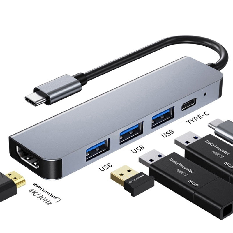 Type-c 7-in-1 Expansion Dock HDMI Projection Screen Usb Hub30 Multi-function Cable Seperater