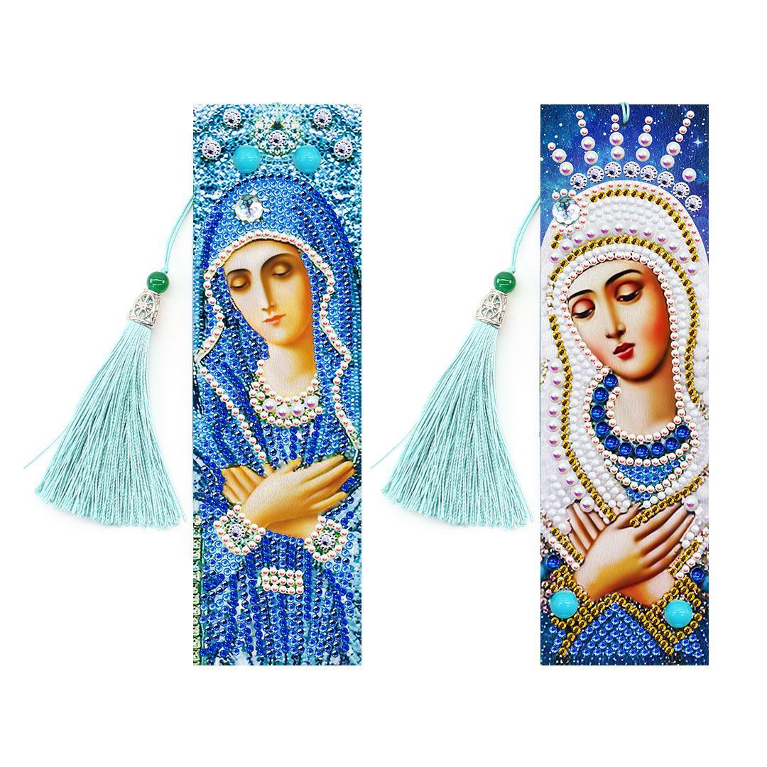 New 5d Bookmark Diamond Painting Diy Bookmark With Pendant