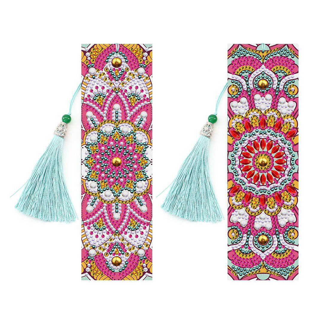 New 5d Bookmark Diamond Painting Diy Bookmark With Pendant